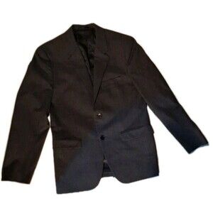 Theory Charcoal Mens 100% Wool Blazer/ Suit Jacket 40 S